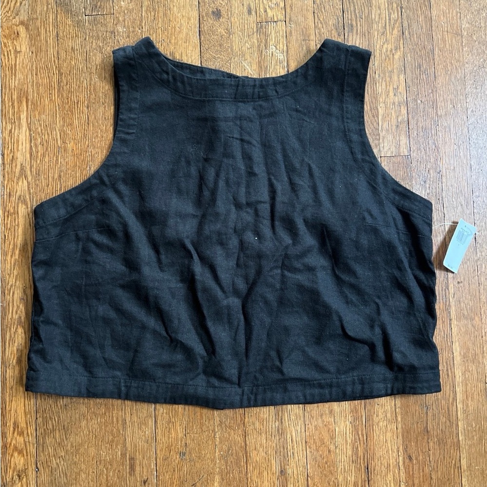 NWT Old Navy Sleeveless Linen Blend Top